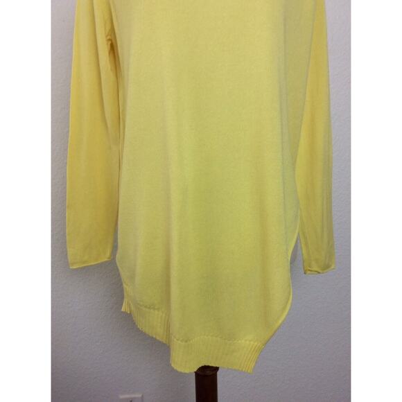 Lafayette 148 New York Pullover Sweater Asymmetric FLAW - Picture 3 of 10